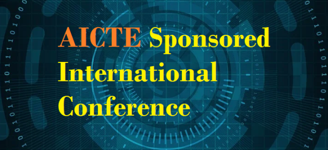 AICTE Sponsored  International Conference on  TRENDS & DISRUPTIONS IN HOSPITALITY & TOURISM
