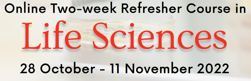 PMMMNMTT- Online Two-week Refresher Course in “Life Sciences” -2022