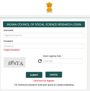 icssr research project 2022